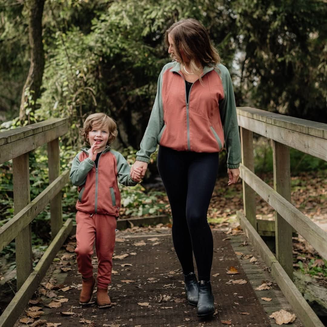 Adult Unisex Bamboo Fleece Bomber Jacket — Last Call - Image 4