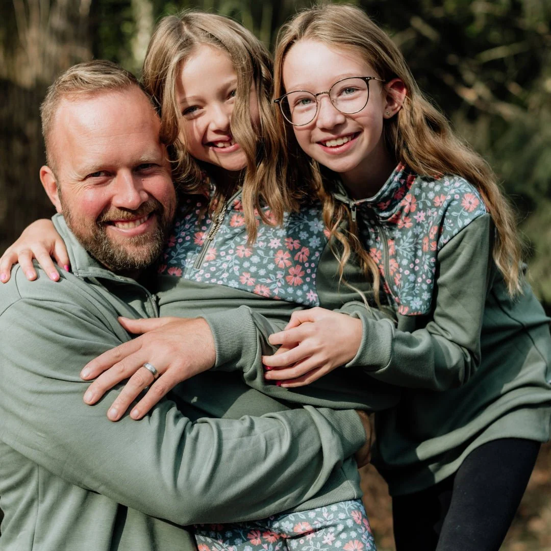 Adult Unisex Bamboo Fleece Half Zip | Smoked Pine - Image 4