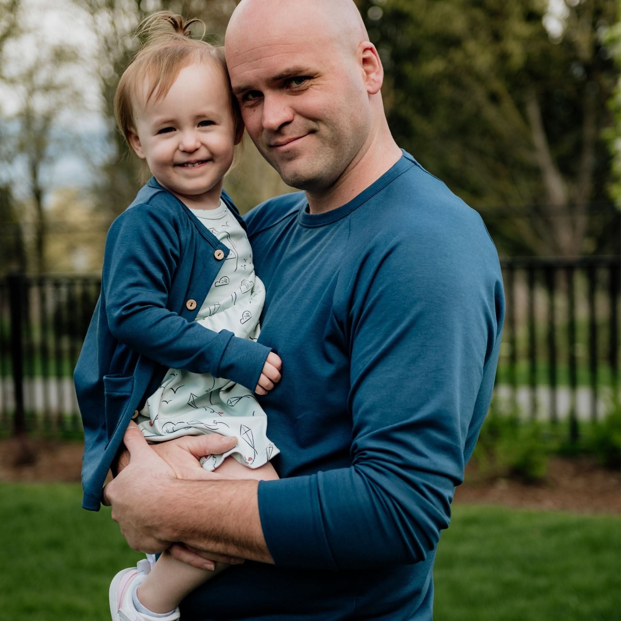 Adult Unisex/Men's Bamboo Raglan Pullover | Navy - Image 3