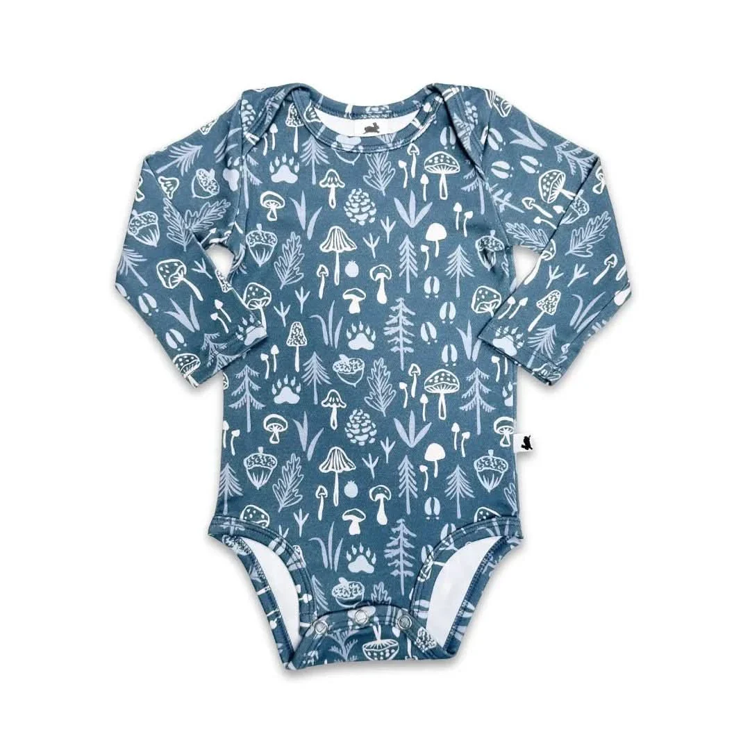 Baby Long-Sleeve Bamboo Onesie | Prints - Image 12