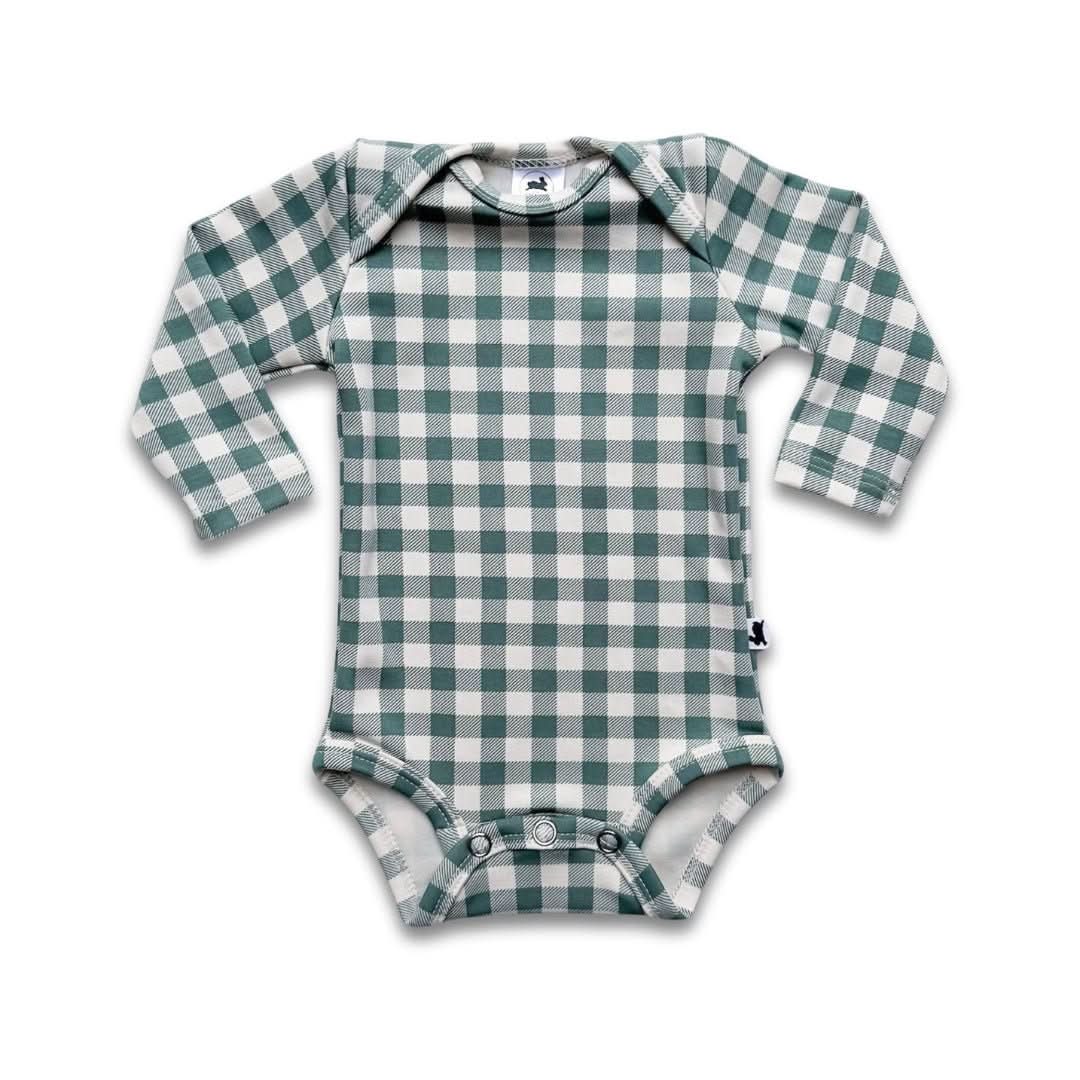 Baby Long-Sleeve Bamboo Onesie | Prints - Image 15
