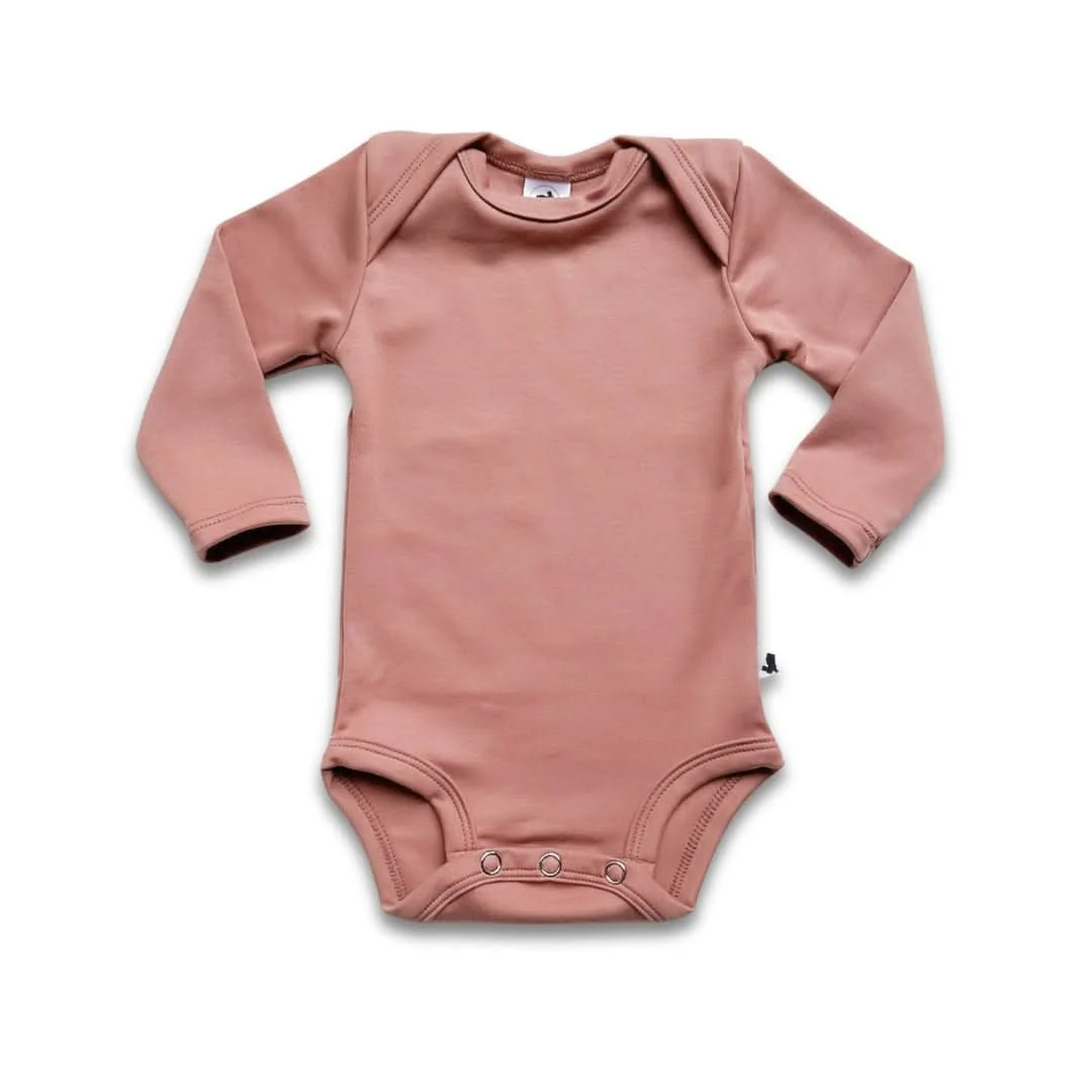 Baby Long-Sleeve Bamboo Onesie | Prints - Image 16