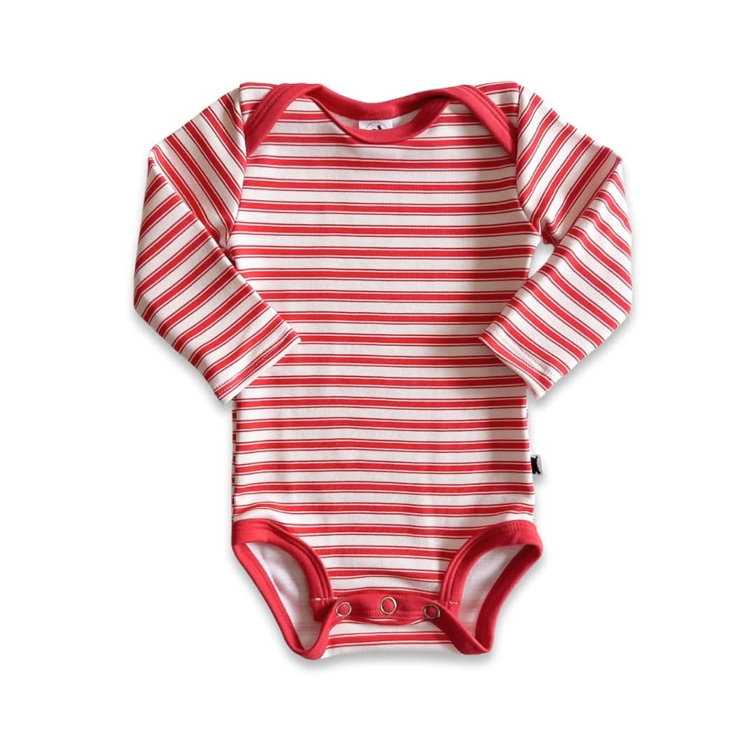 Baby Long-Sleeve Bamboo Onesie | Prints - Image 21