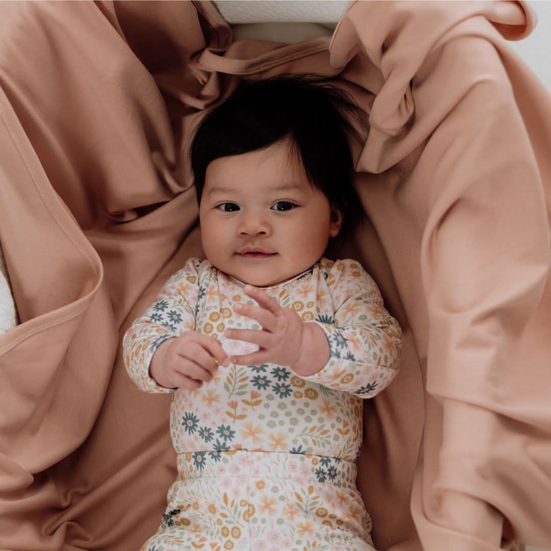 Baby Long-Sleeve Bamboo Onesie | Prints - Image 8