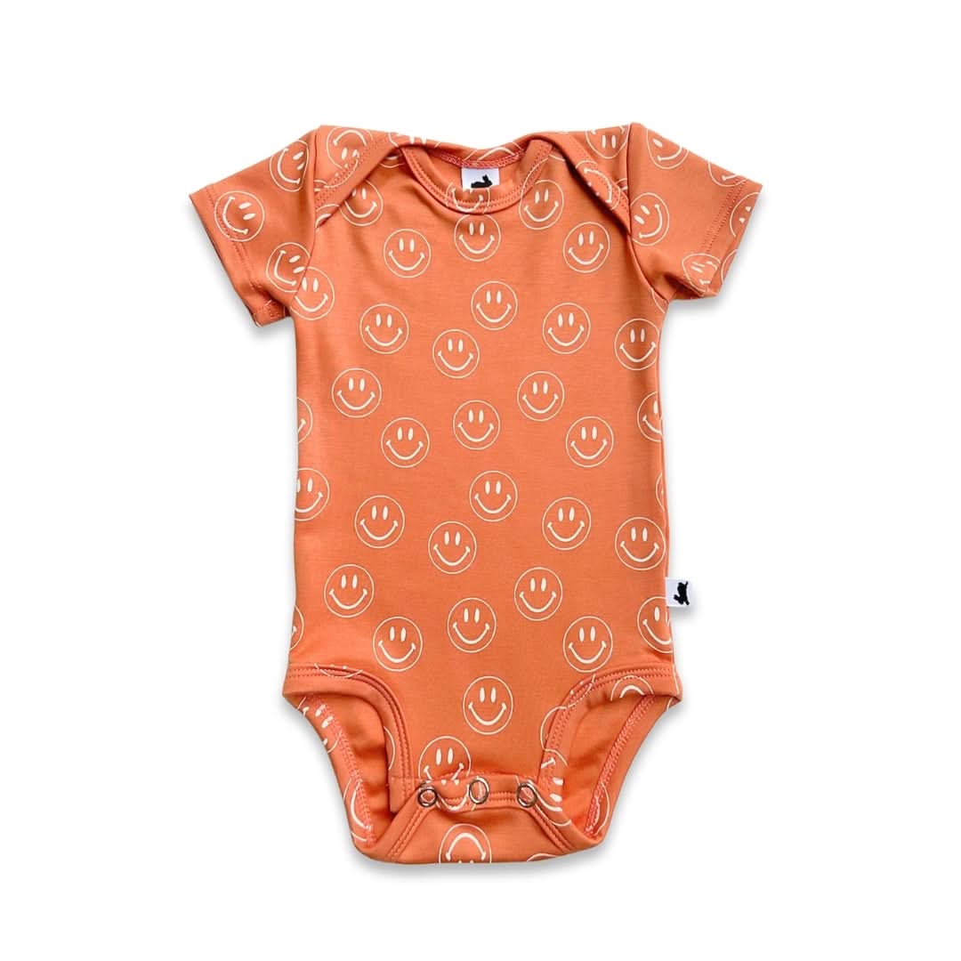 Baby Short Sleeve Bamboo Onesie — Last Call - Image 10
