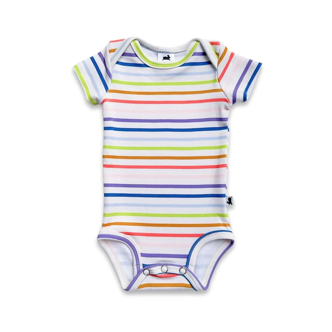 Baby Short Sleeve Bamboo Onesie — Last Call - Image 11