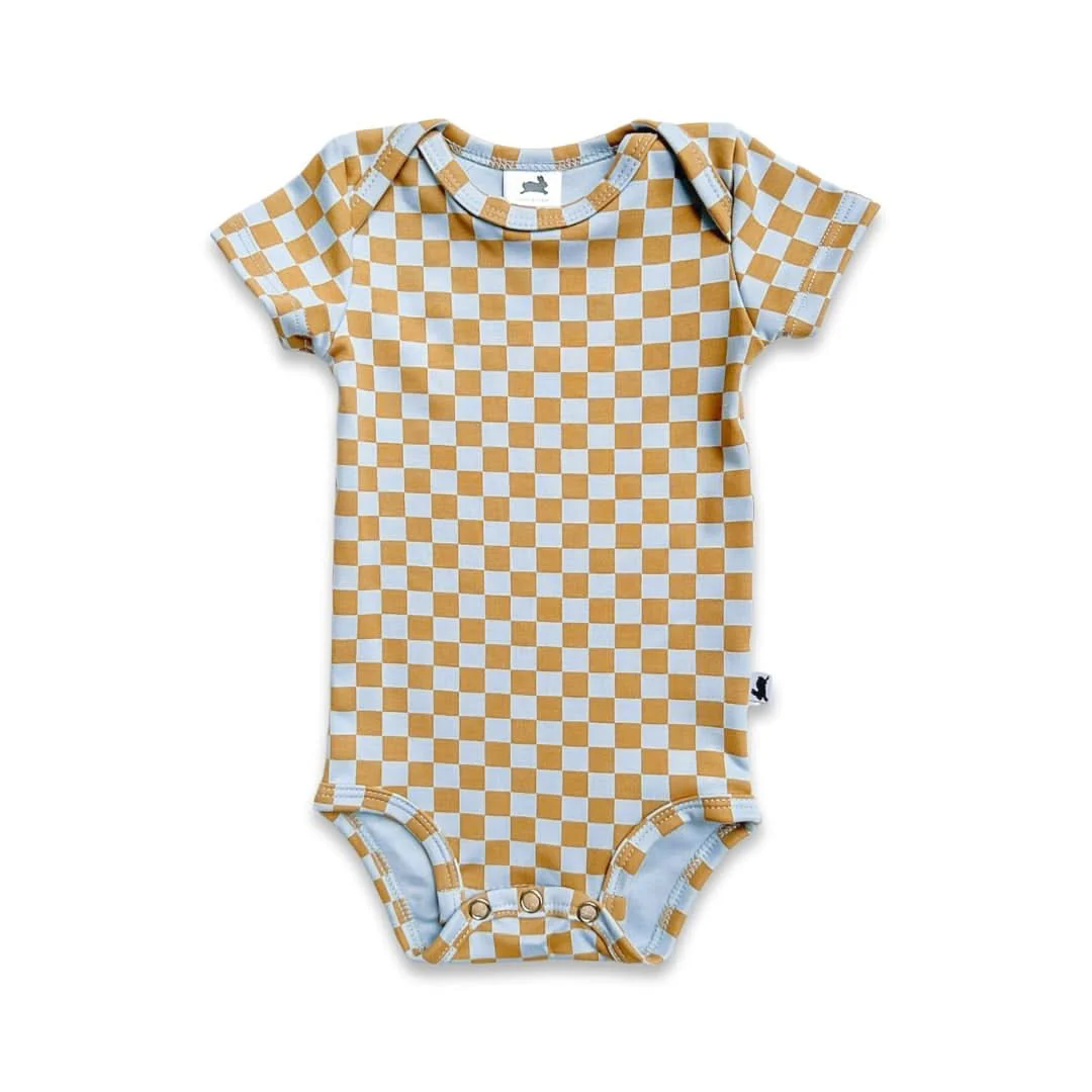 Baby Short Sleeve Bamboo Onesie — Last Call - Image 12