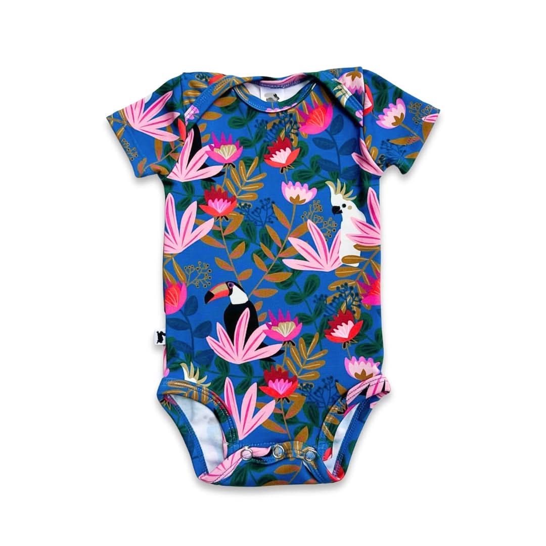 Baby Short Sleeve Bamboo Onesie — Last Call - Image 9
