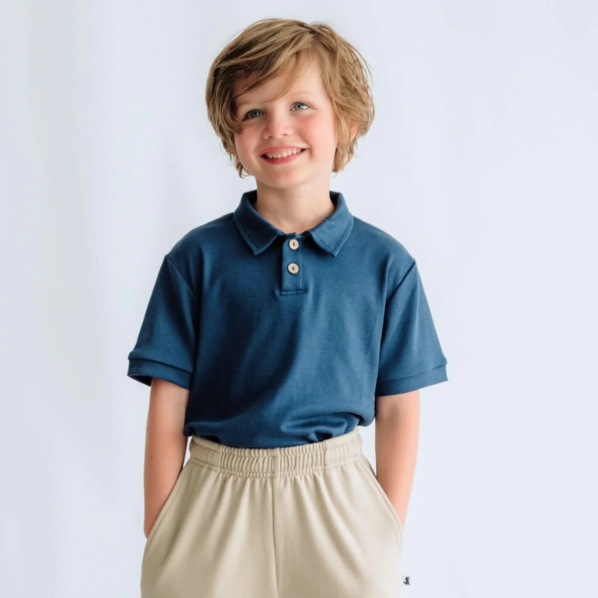 Kids' Bamboo Polo Shirt - Image 6