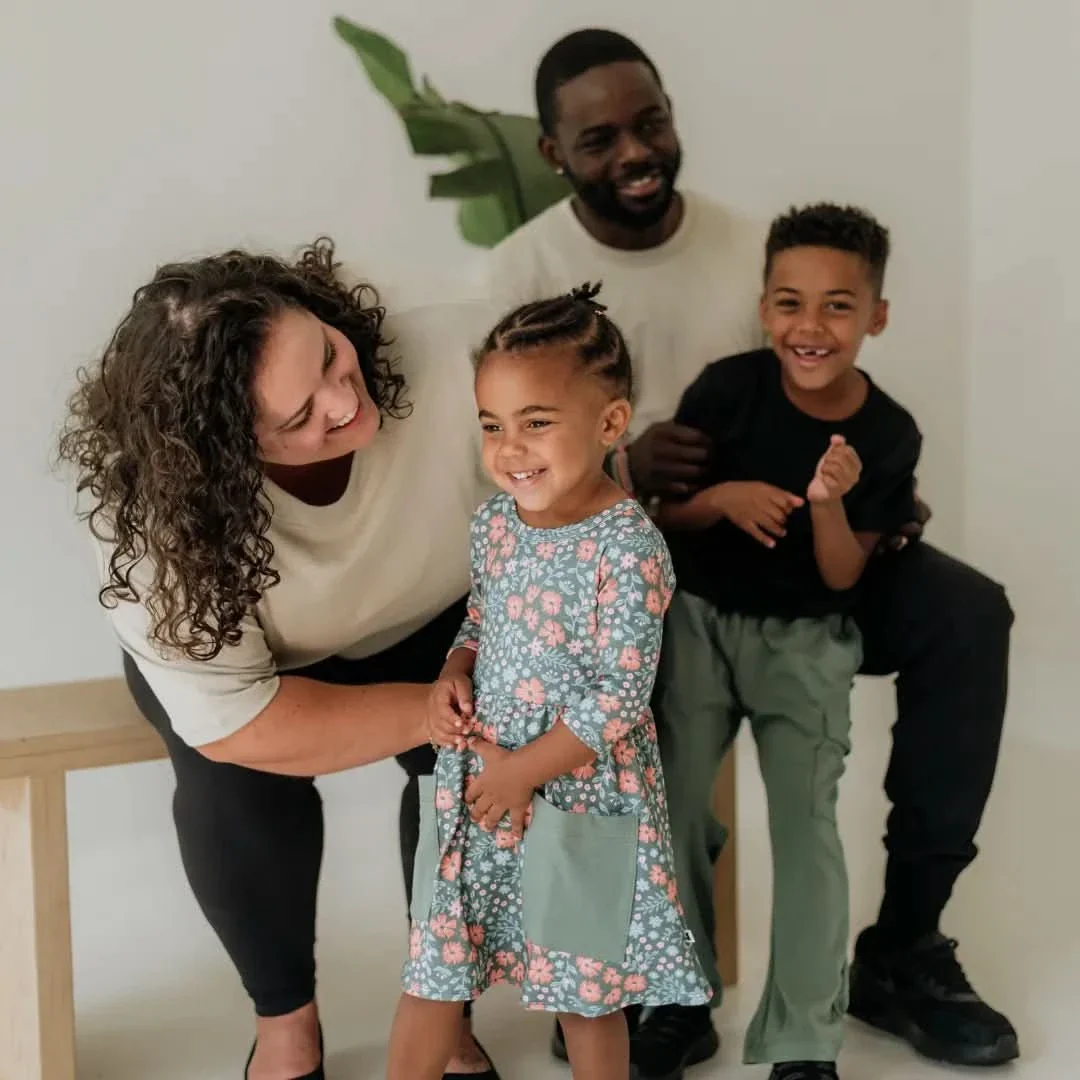 Baby Bamboo Clementine Dress | Floral Serenade - Image 4