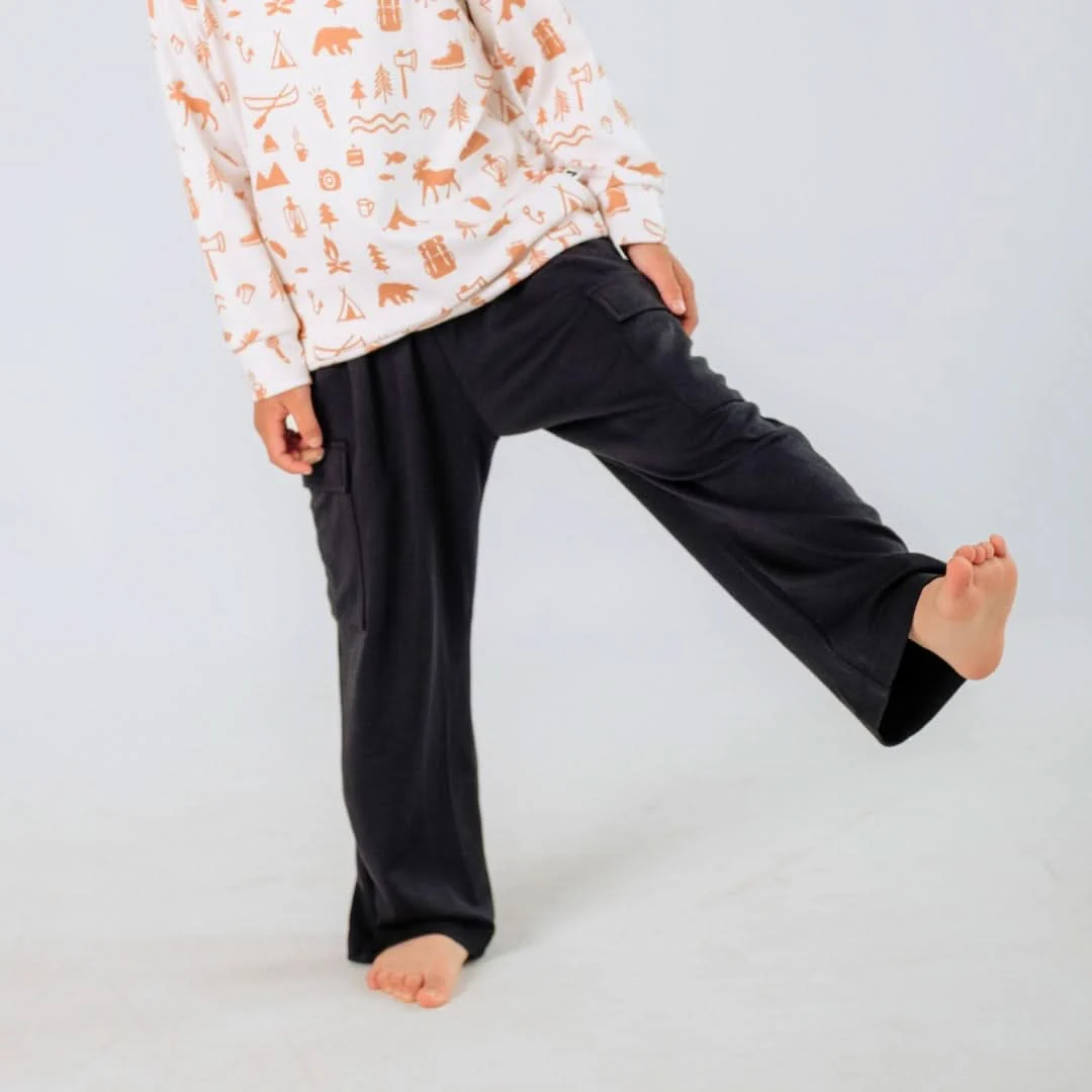 Kids' Bamboo Cargo Pants - Image 3