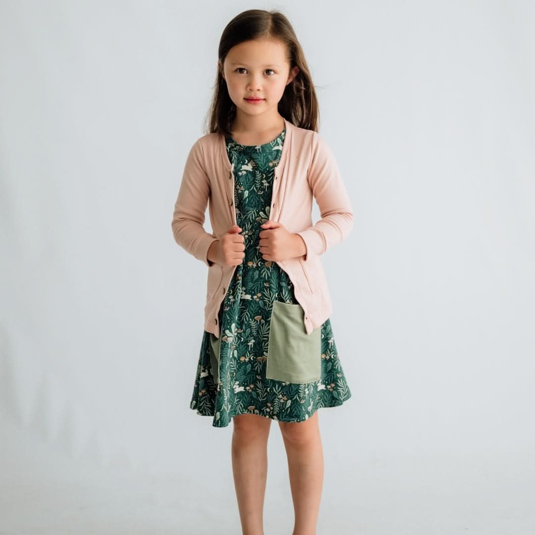 Baby/Kids' Bamboo Clementine Dress | Twilight Grove - Image 3