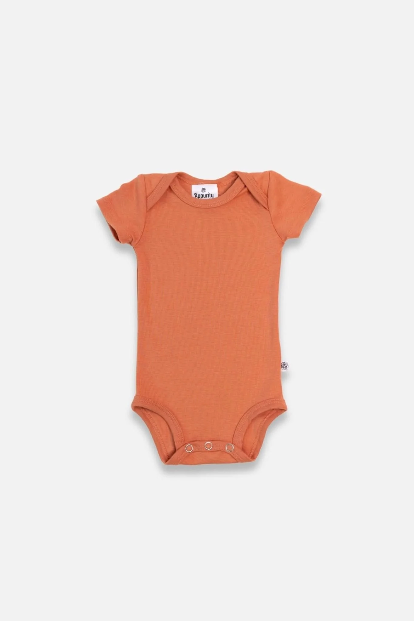 Baby Short Sleeve Bamboo Onesie — Last Call - Image 4