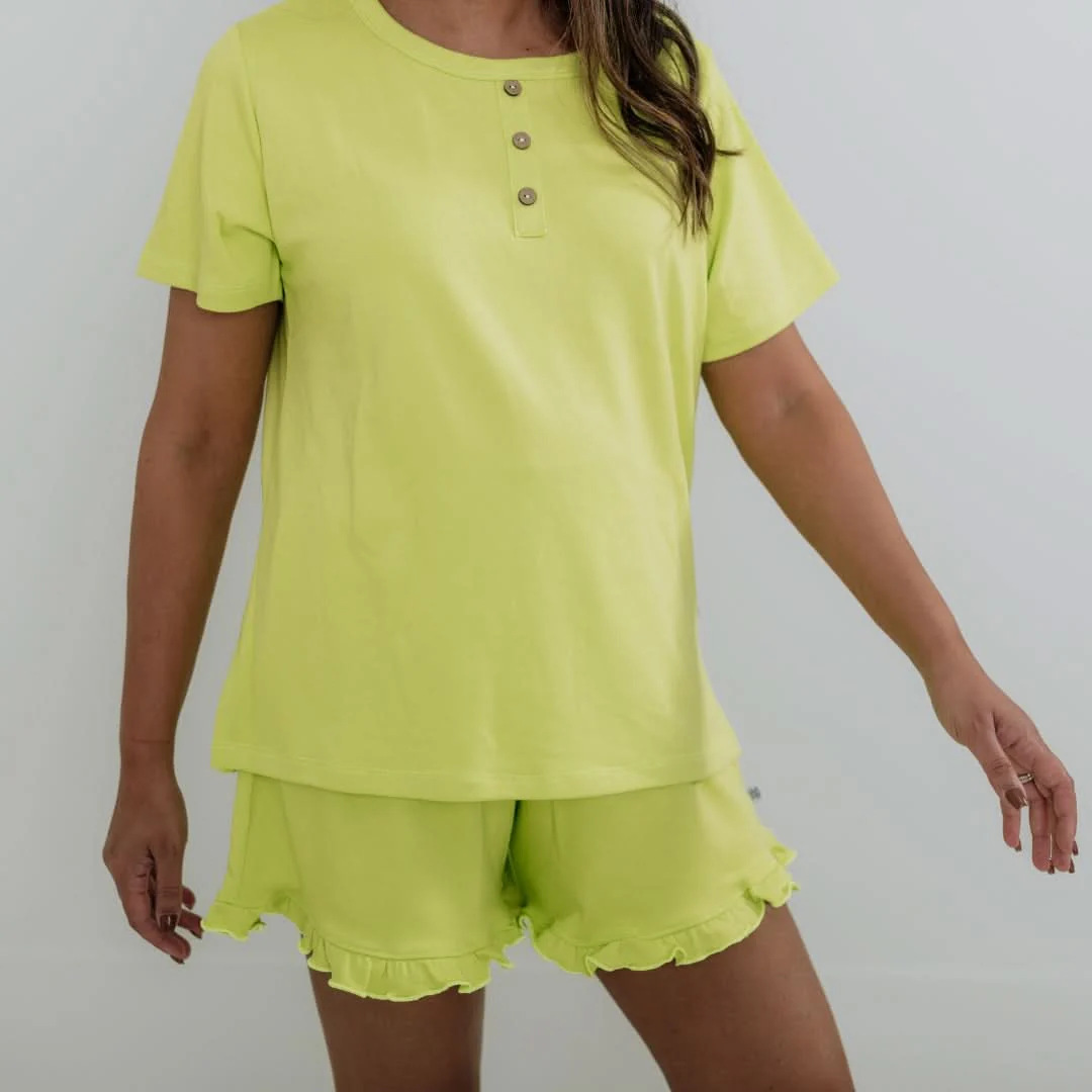 Ladies' Bamboo 2-Piece Short Sleeve Lounge Set — Last Call - Image 7