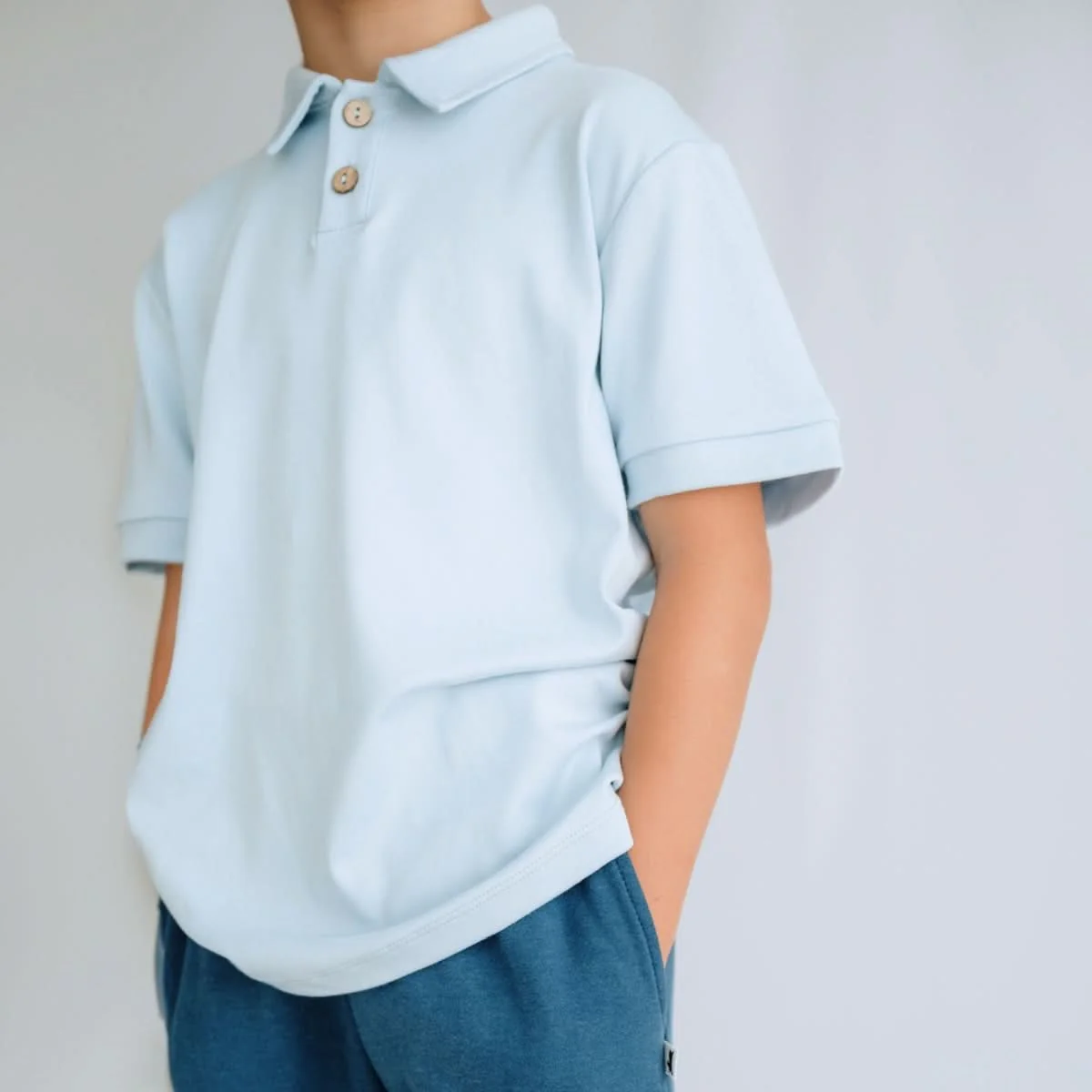 Youth Bamboo Polo Shirt - Image 5