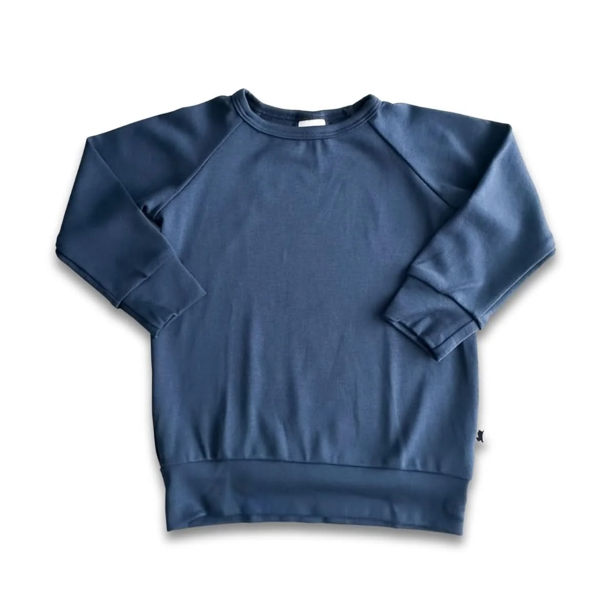 Youth Bamboo Raglan Pullover | Navy - Image 3